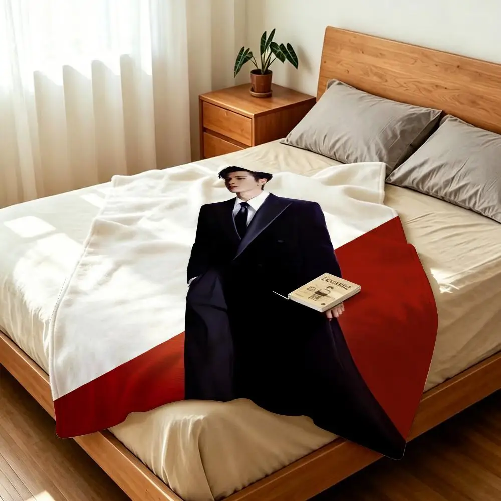 Star Z-Zhang L-Linghe Überwurfdecke aus weichem, warmem Flanell-Fleece für Sofa, Bett, Reisen, Zuhause