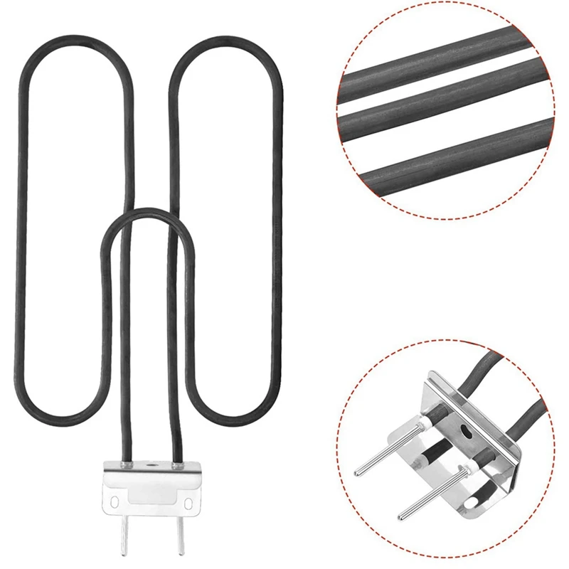 For Weber 66631 Heating Elements Barbecue Grill Heating Pipe Weber Q140 Q1400 Replacement Accessories,EU Plug