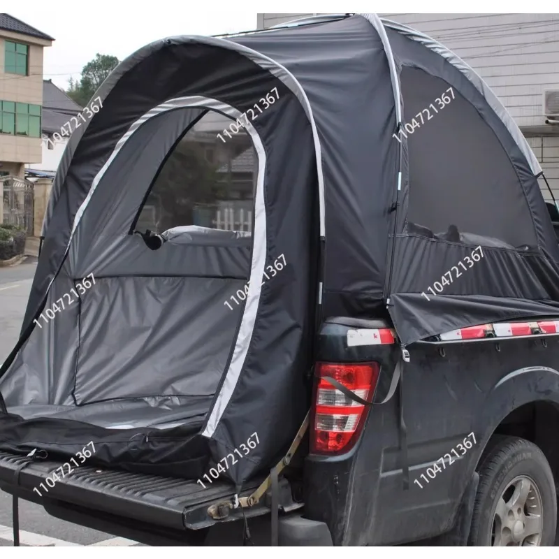 Double-layer pickup truck tail canopy, pickup truck rear bucket tent, car tent, pickup truck tent