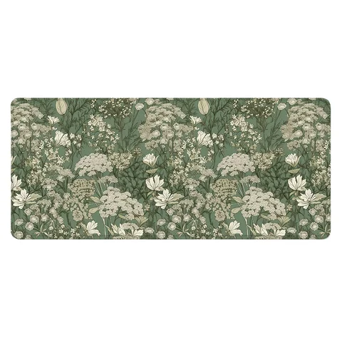 Коврик для мыши TWTOWO Green Vintage Flowers XL — изображение товара