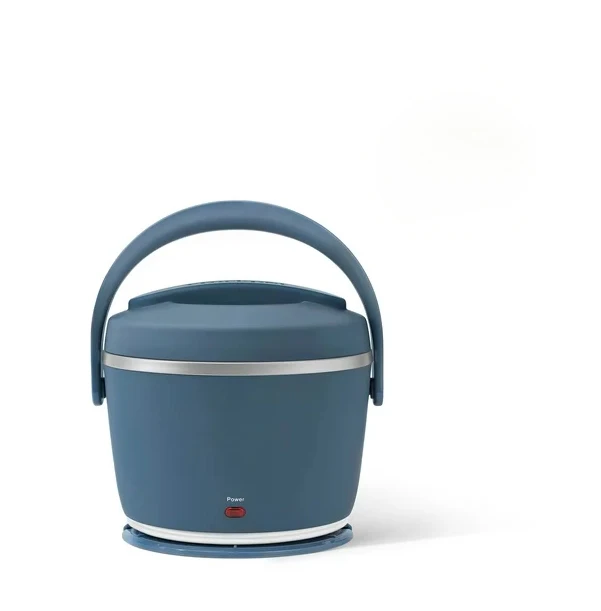 Crockpot Electric Lunch Box, Portable Food Warmer, 20 oz, Faded Blue (6.54 x 6.54 x 6.54)