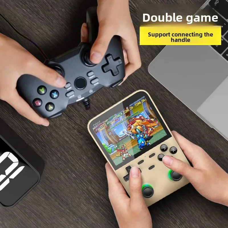 D007 Портативные игровые консоли 3,5-дюймовый IPS-экран Портативные игровые плееры Система с открытым исходным кодом 10000+ игровых ретро-устройств