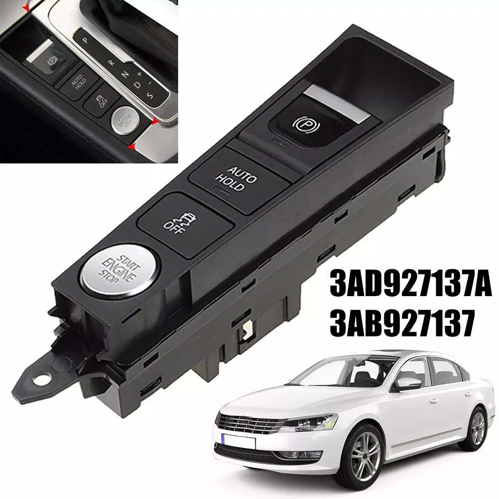 Vehicle Engine Start Stop Switch for Passat B7 Years 2011 to 2014 Compatible with Parts 3AB927137A and 3AD927137B