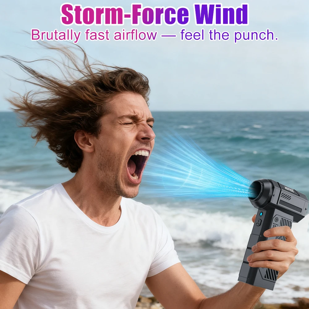 يده توربو مروحة نفاثة 130000 دورة في الدقيقة مروحة عنيفة قابل للتعديل تنظيف منفاخ أداة عالية السرعة المحمولة منفاخ هواء قوي مع فرشاة #5