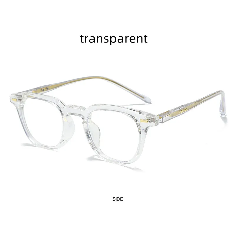 KOCOLIOR Neue hochwertige Anti-Blaulicht-Mechrome Brille für Herren und Damen, literarische Retro-Brille mit kleinem quadratischem Rahmen – Detail 12