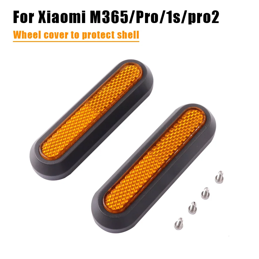 Rear Whell Hub Cover Shell Safety Reflective Protect Sticker For Xiaomi Scooter M365/M365 PRO/PRO 2/1S /Essential  Scooter Parts