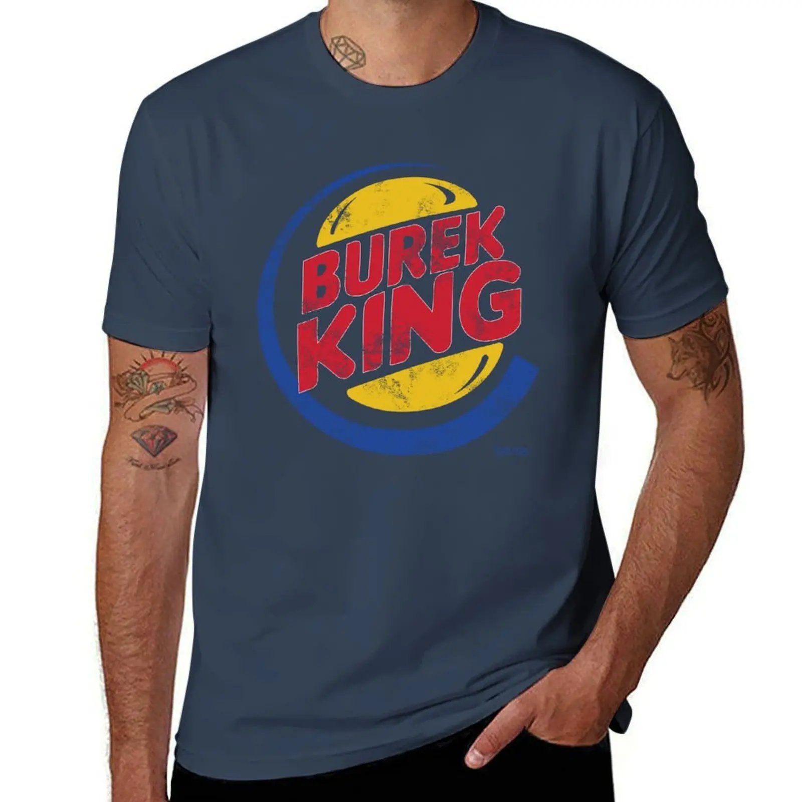 

Burek King T-Shirt Casual Graphic Print Tee