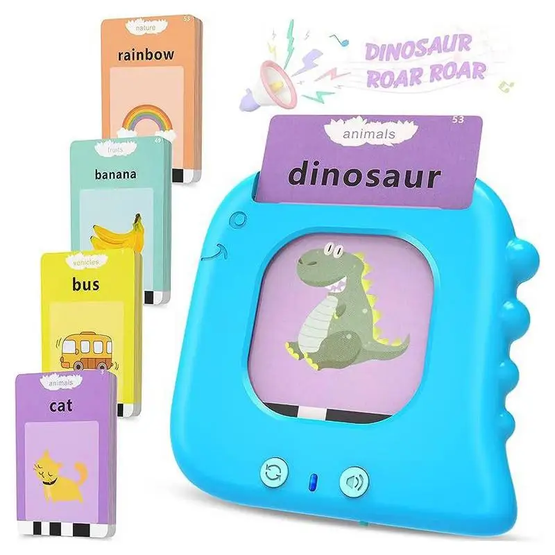 Talking Flash Cards Educational Toys Educational Alphabet Reading Toys Audible Learning Machine Birthday Gift For Girl Toddler