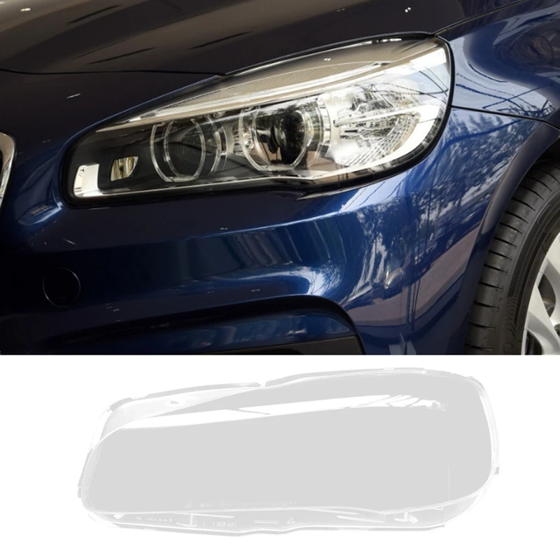 Car Headlight Shell Lamp Shade Transparent Lens Cover Headlight Cover For BMW 2 Series F45 F46 2016-2019