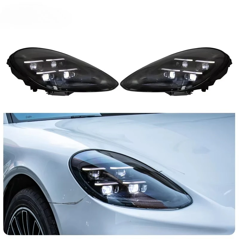 أضواء السيارة 2020 2022 2021 2017 2018 971 كشافات ترقية إلى 2024 976 Pdls نمط Led المصابيح الأمامية لبورشه باناميرا 971