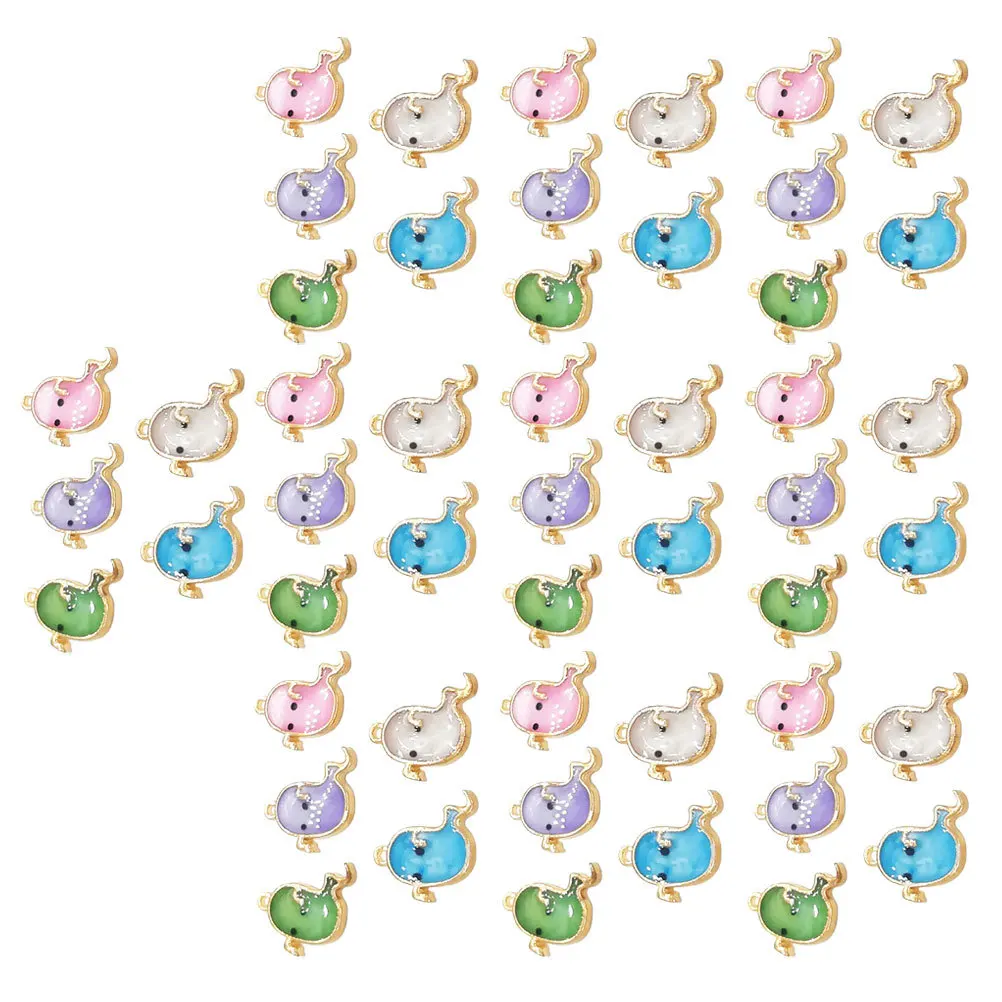 50Pcs Halloween Jewelry Alloy Pendant Accessories Creative DIY Charms for Necklace Bracelet Bag Craft Decoration