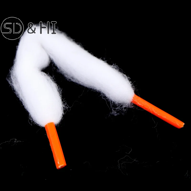 20pcs Prebuilt Wire Coil Threads Organic Vape Cotton Strips Shoelace for RTA RDA