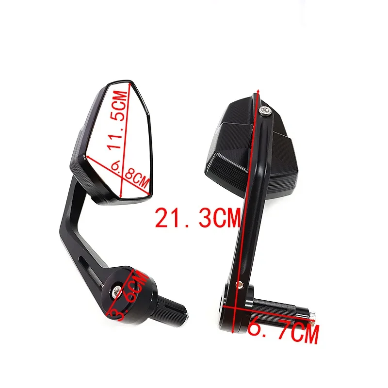 2 قطعة CB750 الدبور 2023-2025 مرآة دراجة نارية الملحقات 360 °   مرايا الرؤية الخلفية الجانبية الدوارة لهوندا CB 750 الدبور قابل للتعديل