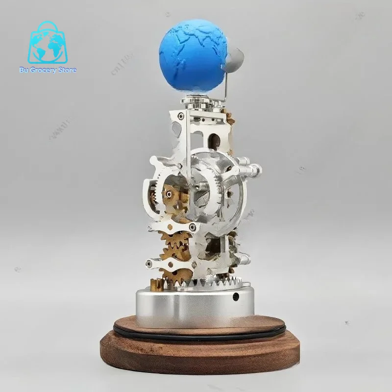 Metal Tourbillon Precision Mechanical Model, Dynamic Art Craft Ornament
