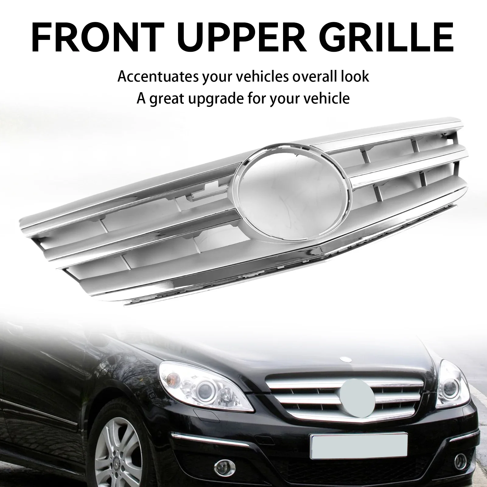

X-T Front Bumper Grille Grill A1698801783 Fit for Mercedes-Benz B Class W245 2009-2011