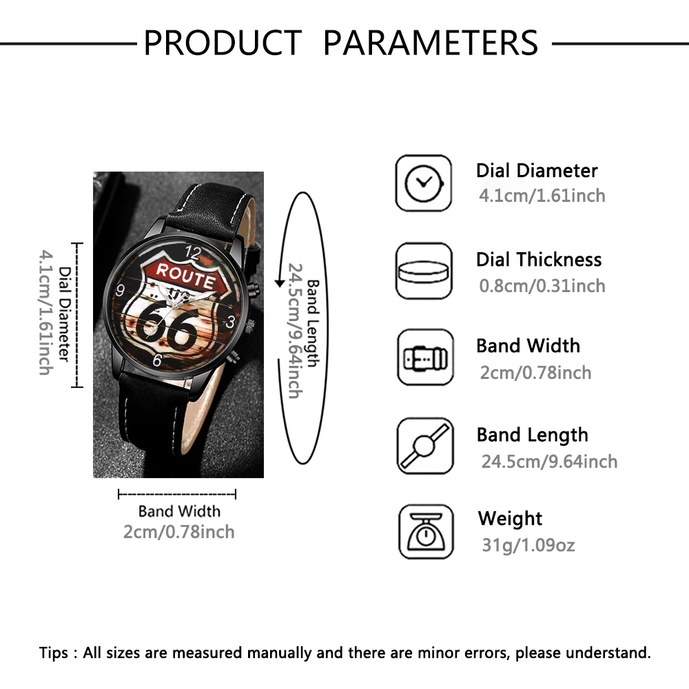 5-piece men's popular watch and bracelet jewelry set, quartz watch combination, latest model, the choice of fashion enthusiasts