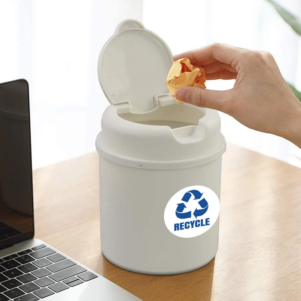 

6pcs Classification Label Sticker Pvc Waterproof Removable Adhesive For Trash Sorting Recycle Sticker Decal Folder Organizer