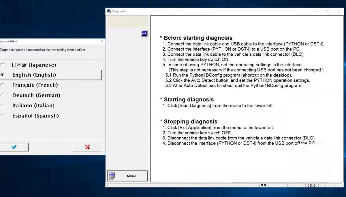 

Диагностическое программное обеспечение Kubota Diagmaster 2021