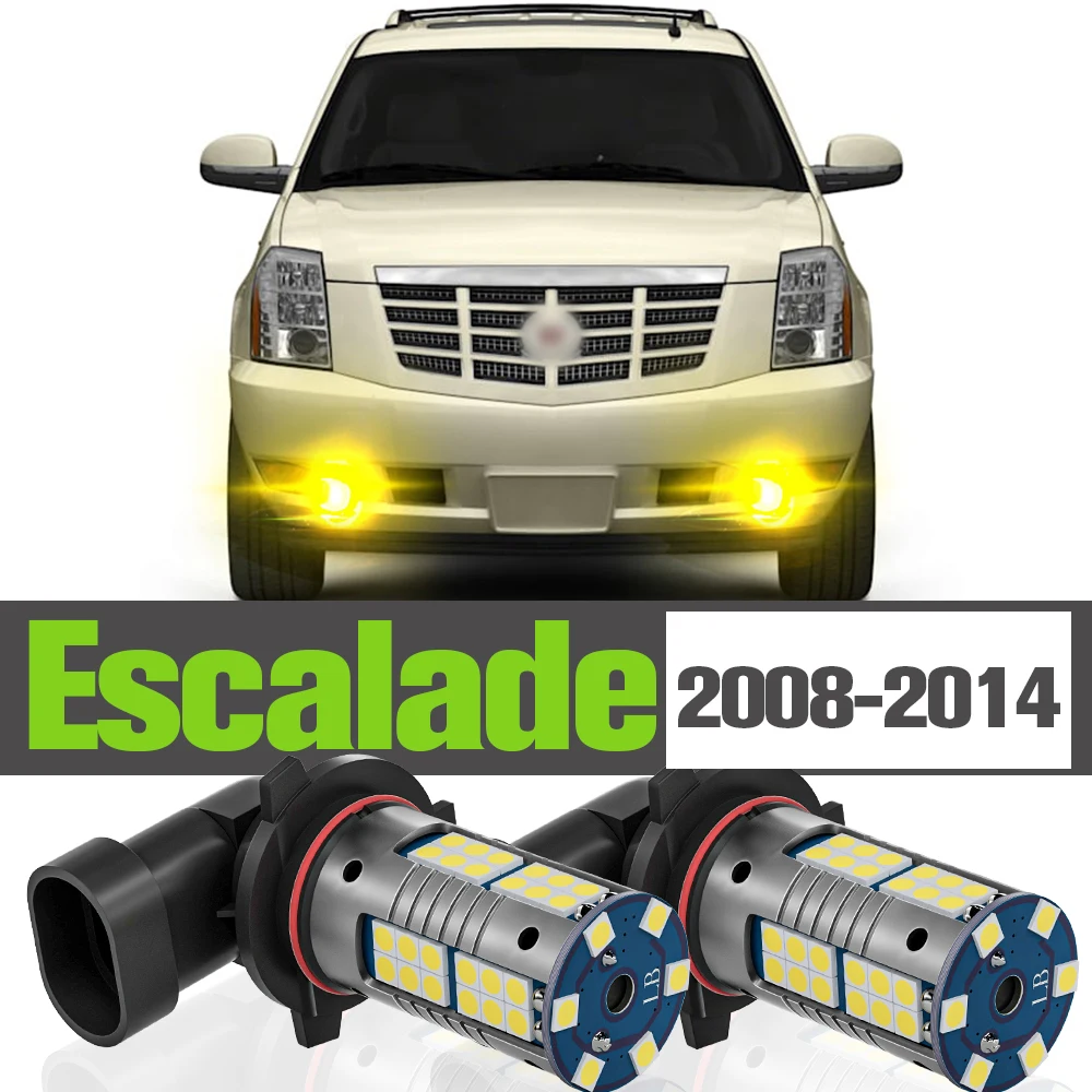 

2x LED Fog Light Accessories Lamp For Cadillac Escalade 2008-2014 2009 2010 2011 2012 2013