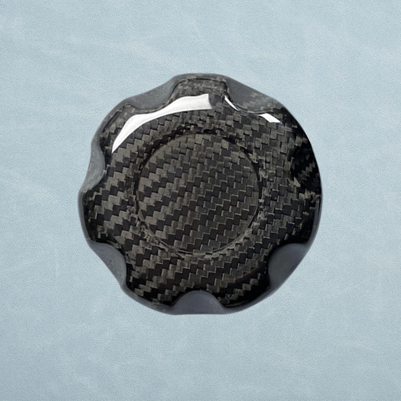 Real Carbon Fiber Oil Fuel Cap Tank Cover For Alfa Romeo Giulia Stelvio Car Accessories