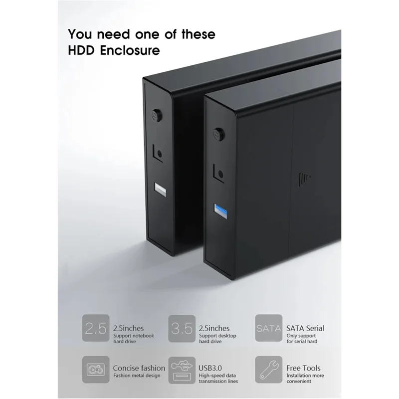 

Высокоскоростной USB 3.0 SATA внешний адаптер для жесткого диска 3,5-дюймовый чехол для чтения коробок для ПК ноутбука HDD
