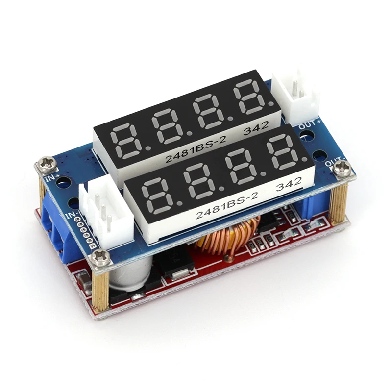 5A 75W XL4015 DC-DC Converter Adjustable Step-Down Module 4.0-38V to 1.25V-36V DIY Adjustable Power Supply