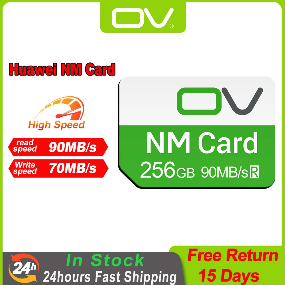 OV Original Nano Memory Micro SD Card 64 128GB 256GB 90Mb/s NM Ncard for HUAWEI Mobile Phone Mate 20 50 60 P40 P50 P60 Pro Lite