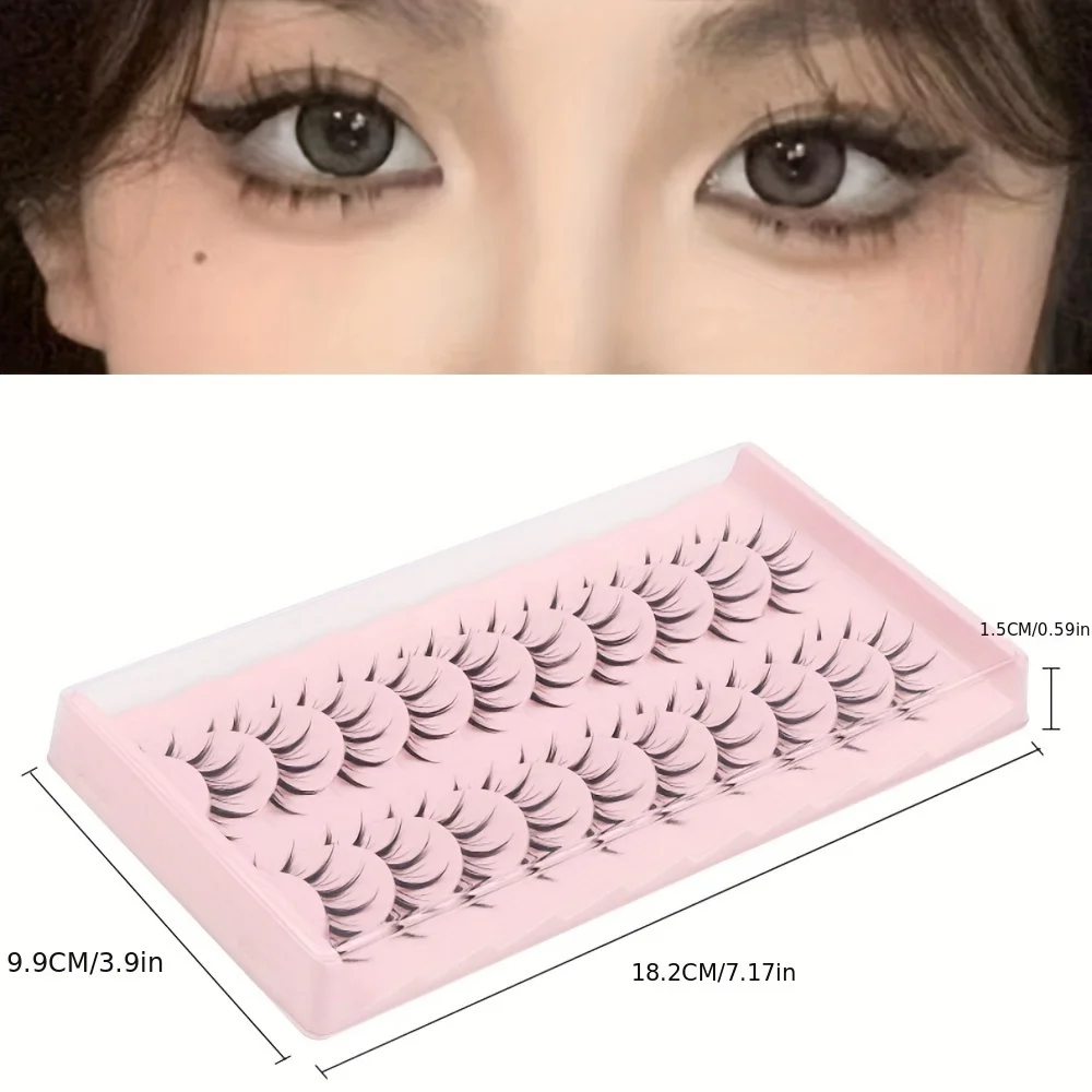 ขนตาปลอม 10 คู่ที่ให้ความรู้สึกเป็นธรรมชาติ ขนตาโปร่งใส บางเฉียบ และมีเอฟเฟกต์ 3 มิติหลายชั้น