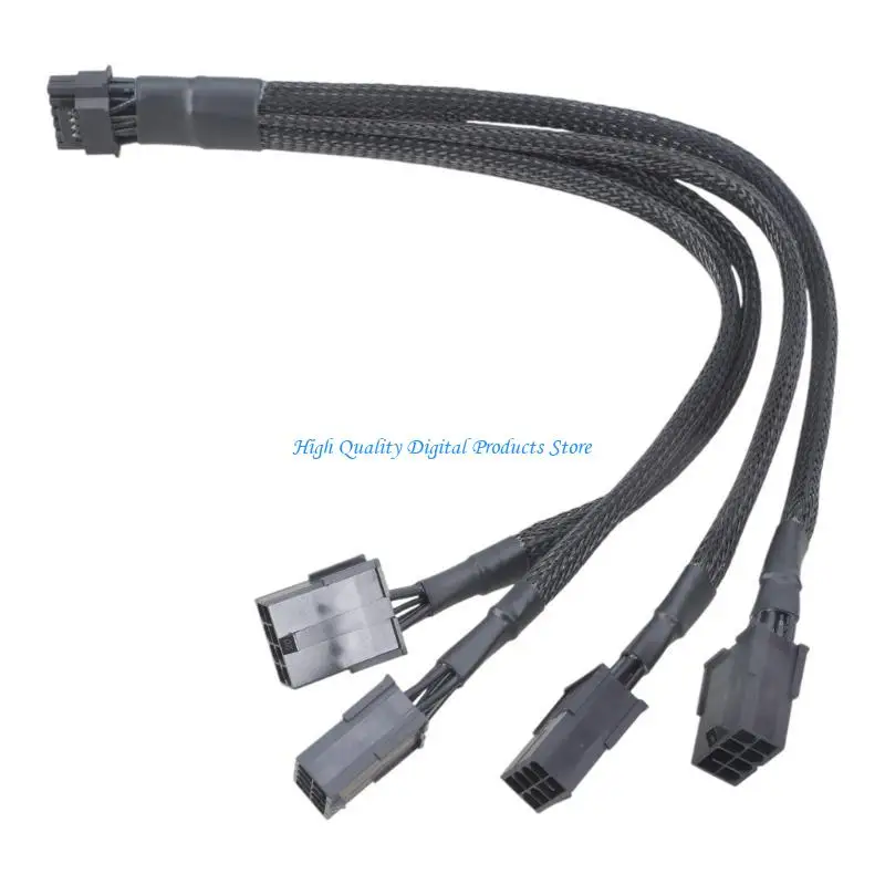 U2JE 4x 8pin da femmina a 12VHPWR PCIE 5.0 16pin ATX3.0 Cavo per schede grafiche RTX40