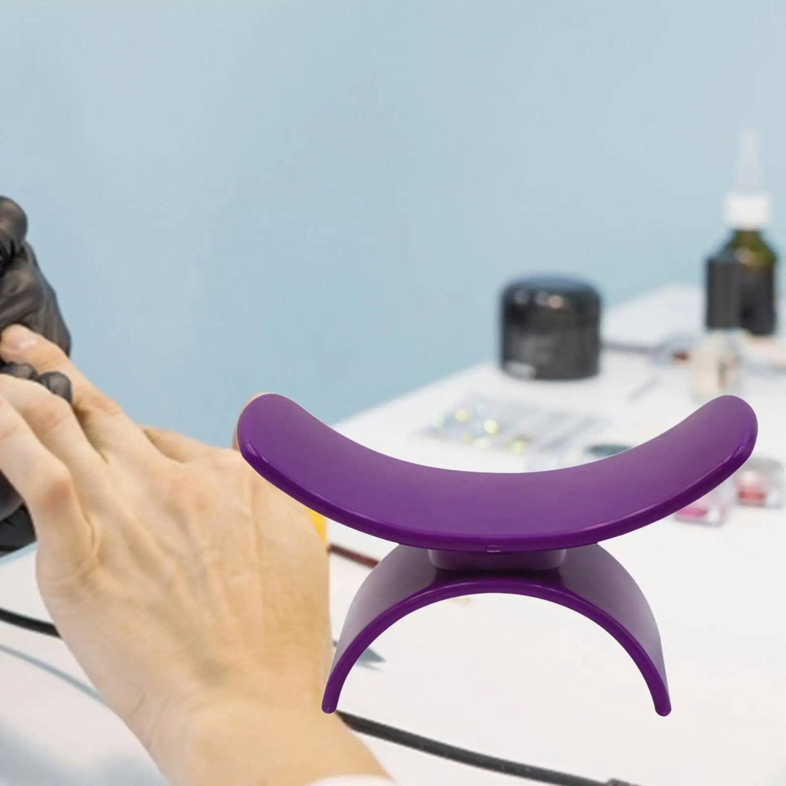 2x Nail Art Support Cushion for Comfortable Manicure Sessions