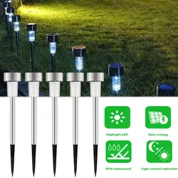 Outdoor Solar Lights Garden Lights Solar Powered Lamp Lantern Waterproof Landscape Lighting Pathway Yard Lawn Garden Decoration