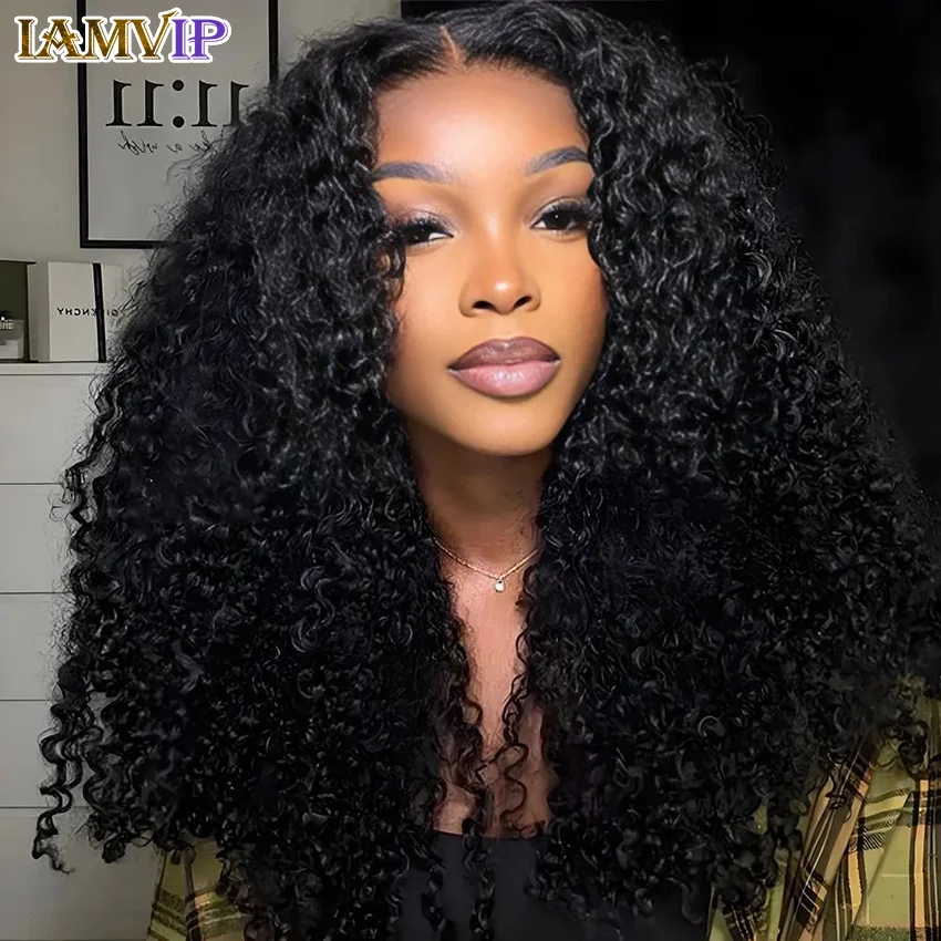 250% 5x7 Glueless Kinky Curly 13x4/13x6 Hd Lace Frontal Wigs Preplucked Water Jerry Remy 4x4 Closure Human Hair Baby Deep Curly