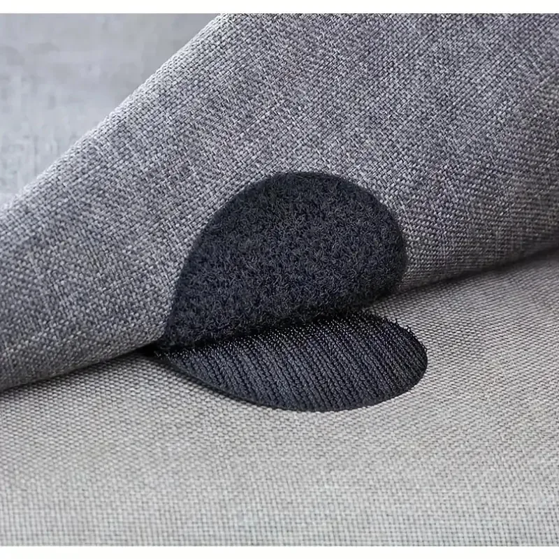 10 Stück starke selbstklebende Klettverschlüsse Rechteckige Nylon-Aufkleber Klebeband mit starkem Kleber für DIY-Bastelarbeiten Selbstklebende Nylonaufkleber Stark haftender Klettverschluss Starkes Befestigungsband – Detail 9