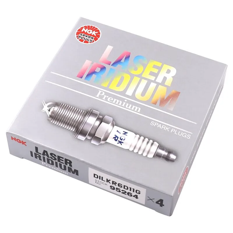 4pcs Original Iridium Platinum Spark Plug DILKR6D11G #95264 Suitable For Outlander