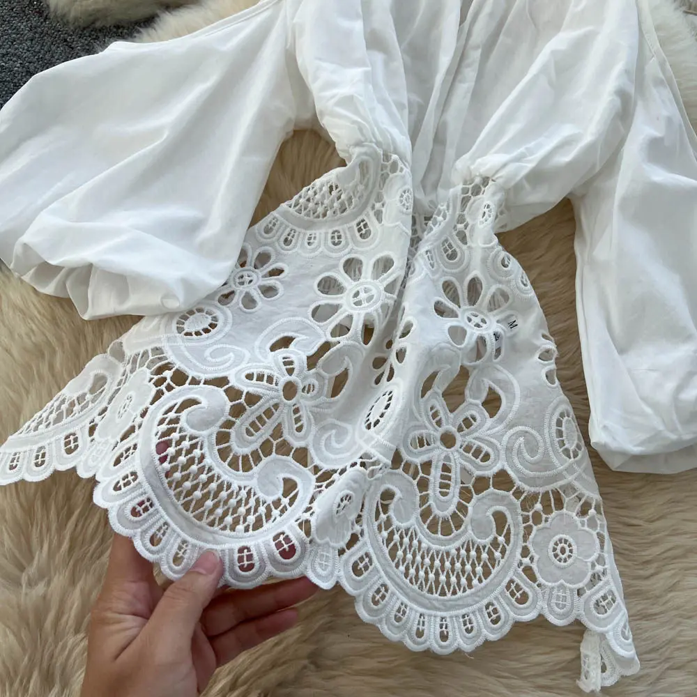 Elegant  off shoulder lace Party Club Vintage Korean Fashion Women Clothes autumn Two Piece Set