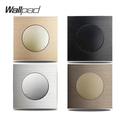 Wallpad Momentary Contact Push Button Switch, Impulse Switch For 12V 24V Smart Home System, Doorbell Aluminum Panel 4 Colors