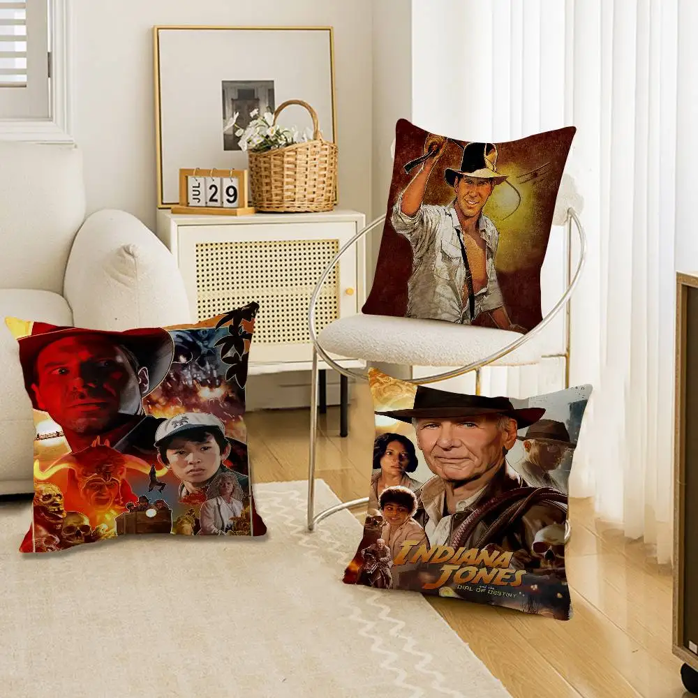 

I-Indiana J-Jones 45*45cm Cushion Cover Pillow Cover Decor Pillowcase Home Pillowcase for Couch Pillow