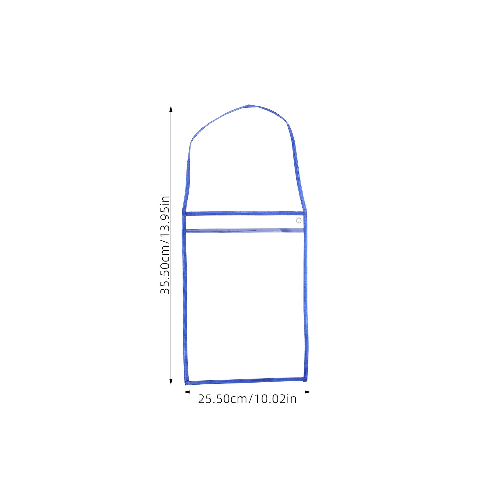 10 Pcs Erasable File Bag Ticket Holder Bags Clear Envelope Hanging Document Folders Pockets Work Order Practical