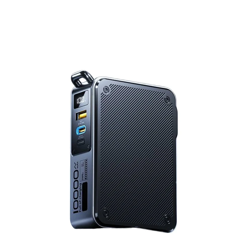 New 10000mah 30W PD Fast Charge Power Bank Portable Lanyard Design External Backup Battery Universal for IOS Android Smartphone
