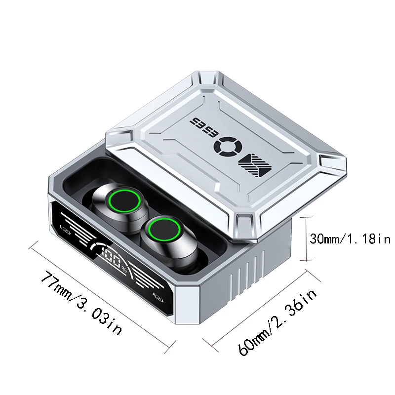 Soleeanre-auriculares inalámbricos para mujer y hombre, cascos deportivos inteligentes con micrófono estéreo y pantalla