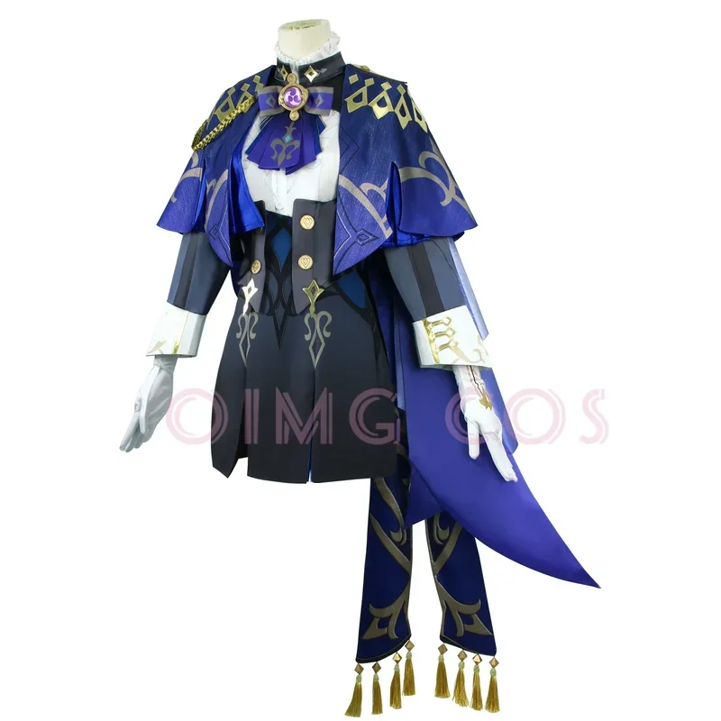 Genshin Impact Clorinde Cosplay Costume Uniform Anime Chinese Style Halloween Costumes For Women Game