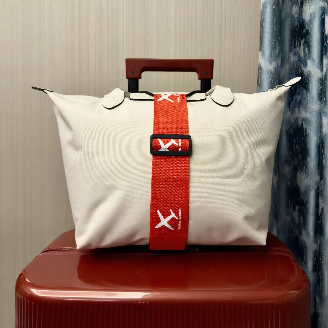 Flugzeugmuster Gepäckgurte Taschen-Bungee-Gurte Verstellbare Kofferriemen, Reisekoffer Elastische Gurte Gepäckzubehör – Detail 13