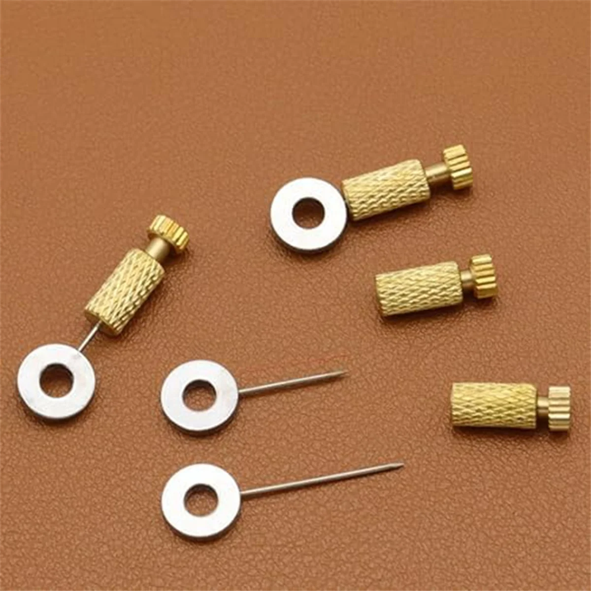 20Pcs Leather Craft Stitching Fixed Suture Needles, for Holding Seam Pinning Up Leather Sewing(0-6MM&6-12MM)