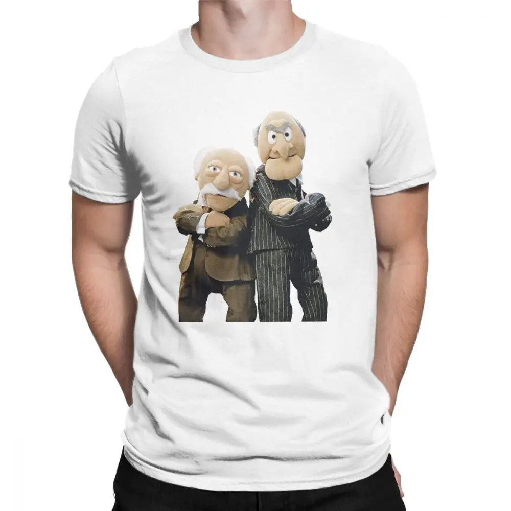Statler and Waldorf T Shirt Men Women Fashion O Neck T-Shirts Summer Short Sleeve Tops Tees Funny Harajuku Cartoon Streetwear image 2