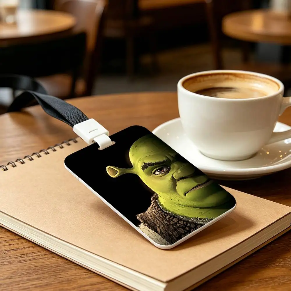 Funny S-Shreks NFC Contactless Sliding Card Sleeve For Student Cards, Bus Cards, ID Cards, And Work Permits