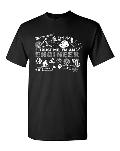 

New Trust Me I'm An Engineer Engineering Tools Funny Humor DT Adult T-Shirt Tee