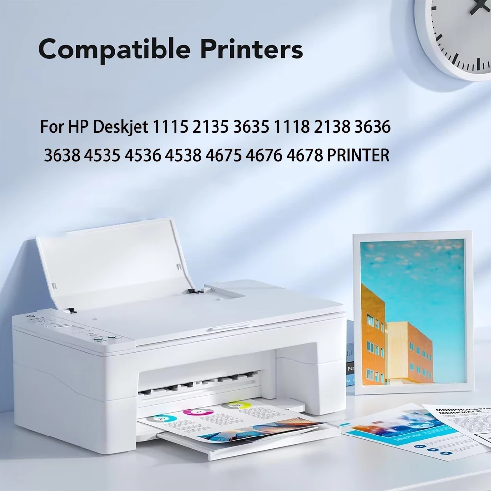 

Совместимый перезаправляемый чернильный картридж 664 XL (664XL) для HP Deskjet 1115, 2135, 3635, 2138, 3636, 3638, 4535, 4536, 4538, 4675, 4676