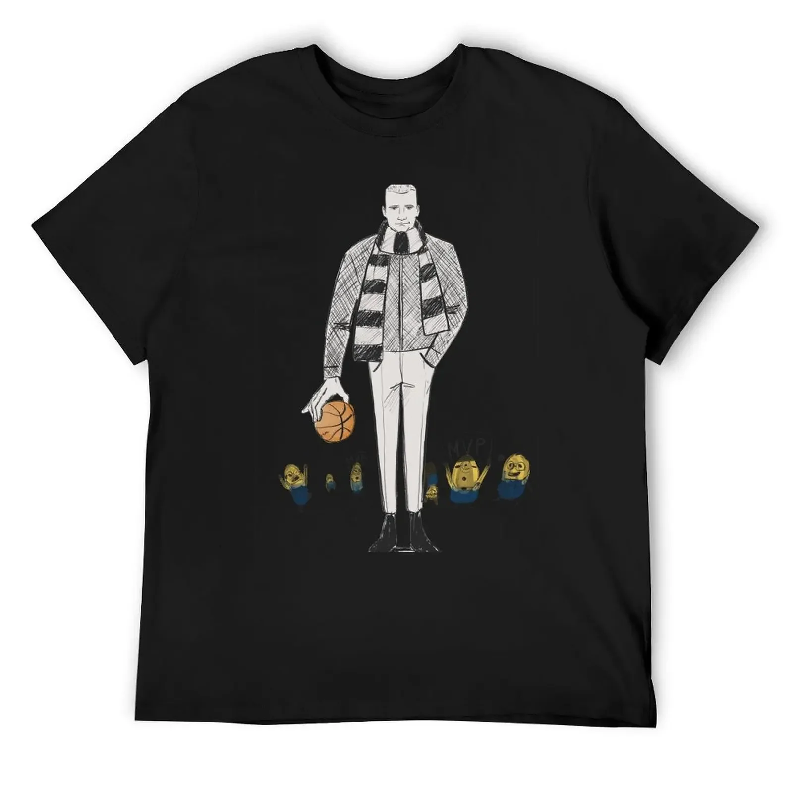 

Jokic Gru T-Shirt street wear blanks anime clothes men t shirts