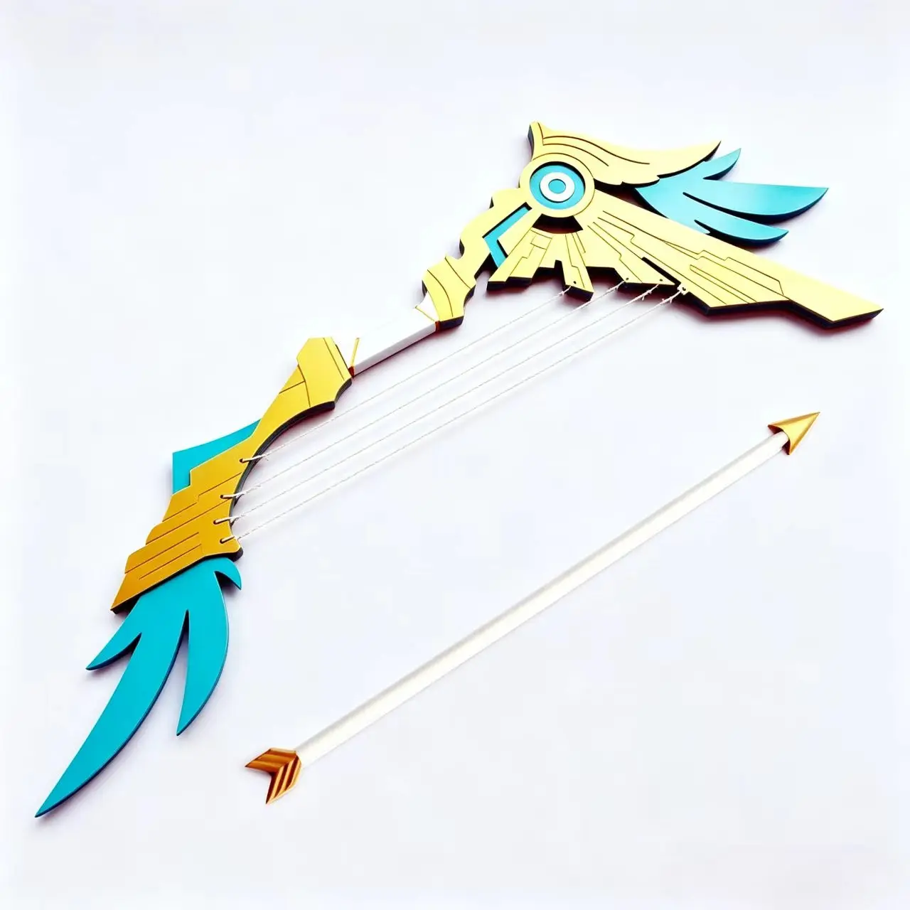 Venti Genshin Impact Barbatos Cosplay Props Model Separable Skyward Harp Christmas Props