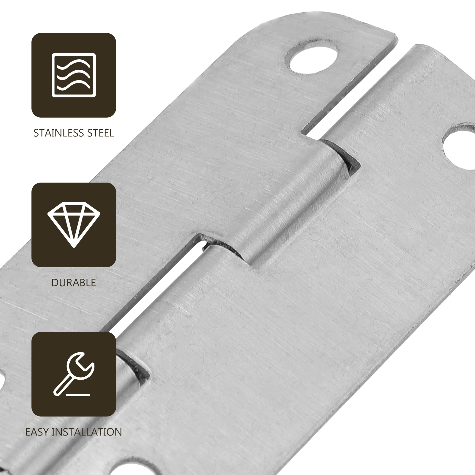 

6Pcs Stainless Steel Cooler Replacement Hinges for Rectangular Coolers 25-165qt Durable Repair Parts